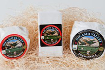 Marin Trinity Gift Box: Foggy Morning, Formagella, Nicasio Square